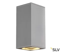 SLV 229574 BIG THEO, Outdoor Wandleuchte, QPAR111, IP44, Eckig, Up/down, Max. 150W
