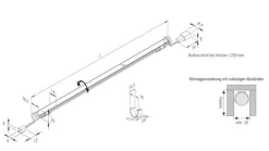 Hera 61001610302 Pipe F LED-Anbauleuchte 910mm, Drehbar, 17 W Warmweiß -Lampengeschäft a3d22dc711c4d2c113bebbeea91b5123d6603659 6