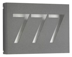 Albert 626005 Hausnummernleuchte 3-stellige Ziffern