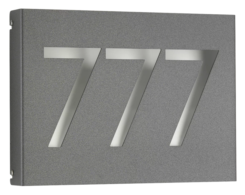 Albert 626005 Hausnummernleuchte 3-stellige Ziffern 1 Albert 626005 Hausnummernleuchte 3-stellige Ziffern