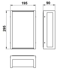 Albert 626400 Hausnummern-Wandleuchte, LED 10W, Anthrazit -Lampengeschäft aca6eaa0302d600f05852739996383eb0f052b1a 1