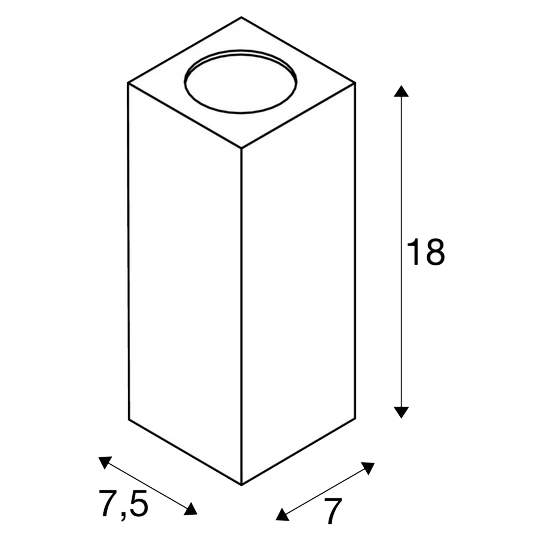 SLV 229525 THEO WALL, Outdoor Wandleuchte, QPAR51, Eckig, Max. 35W 2 SLV 229525 THEO WALL, Outdoor Wandleuchte, QPAR51, Eckig, Max. 35W – Bild 2