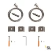 SLV 1002845 EUTRAC, S-TRACK Und 1 Phasen-Schienen Drahtseilabhängung, 5m, 2er Set