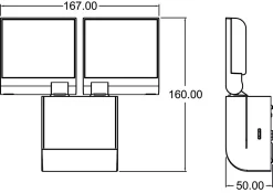 Theben 1020803 TheLeda S17-100 BK LED Strahler 17W Mit Bewegungsmelder 180° -Lampengeschäft c4123bcfde9e988de6709751739744f79071af8e