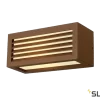 SLV 232497 BOX-L, Outdoor Wandleuchte, TC-(D,H,T,Q)SE, IP44, Eckig, Max. 18W