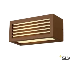 SLV 232497 BOX-L, Outdoor Wandleuchte, TC-(D,H,T,Q)SE, IP44, Eckig, Max. 18W