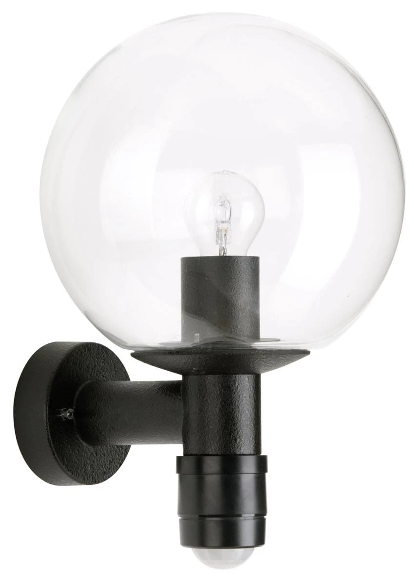 Albert 660641 Kugel-Wandleuchte M. Bewegungsmelder, Schwarz 1 Albert 660641 Kugel-Wandleuchte M. Bewegungsmelder, Schwarz