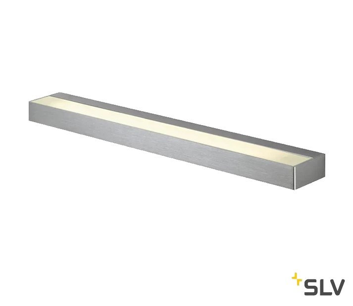 SLV 151786 SEDO 14, Wandleuchte, LED, 3000K, Eckig, Aluminium Gebürstet, Glas Satiniert, L/B/H 59,5/8,5/4 Cm, 17W 1 SLV 151786 SEDO 14, Wandleuchte, LED, 3000K, Eckig, Aluminium Gebürstet, Glas Satiniert, L/B/H 59,5/8,5/4 Cm, 17W