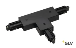 SLV 143080 T-Verbinder/ Einspeiser, Erde Rechts, Schwarz