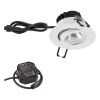 EVN PCE650N60102 LED Deckeneinbau Rund, Schwenkbar, IP65, 6W, 3000K, 620lm