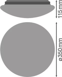 Ledvance SURFACE CIRCULAR 350 SENSOR Wand-/Deckenleuchte 18W, 840, 4000K, IP44, 1440lm, Weiß -Lampengeschäft debc186333eb29d96d16b588e4a07e943dc132de