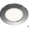 SLV 112222 Flache LED-Einbauleuchte, 3W/150lm Licht Warmweiß