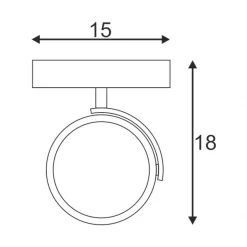 SLV 147301 KALU 1 Deckenleuchte ES111/GU10 75W -Lampengeschäft e2ed31916c6379ed6f22a15981a0e1cf750f73b5