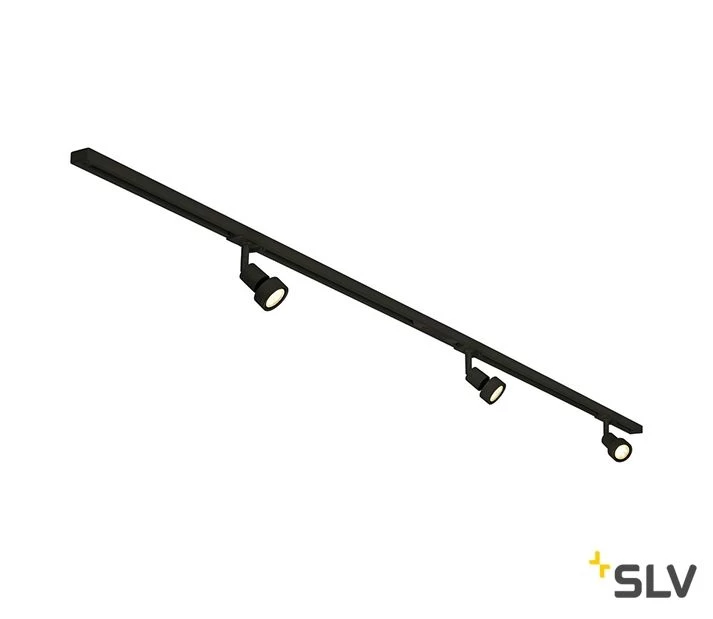 SLV 143190 PURI TRACK Strahler-SET 1Phasen-Hochvolt, GU10, Mit Leuchtmitteln 2 SLV 143190 PURI TRACK Strahler-SET 1Phasen-Hochvolt, GU10, Mit Leuchtmitteln – Bild 2