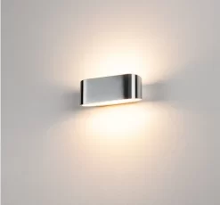 SLV 151456 OSSA 180, Wandleuchte, QT-DE12, Oval, Up/down, L/B/H 18/8/7 Cm, Max. 100W -Lampengeschäft eee51643f7f7cd1eac8b5b78b16e53513fc94121