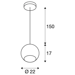 SLV 1002047 PLASTRA 25 Pendelleuchte, GX53, 11W -Lampengeschäft f219225623169b43b9dadf5aab5732e3083201bb