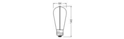 Ledvance 4099854049859 Vintage 1906® LED EDISON, < 360°, 2,2 W, 827, 150 Lm, E27, Nicht Dimmbar -Lampengeschäft f5b906ee37a636b69a838ae743104b2acf40602d 1