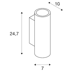 SLV 148060 PLASTRA, Wandleuchte, QPAR51, Rund, Tubeer Gips, Max. 70W -Lampengeschäft f61d82a4f1b01f2ac381211d2c446533f977965c