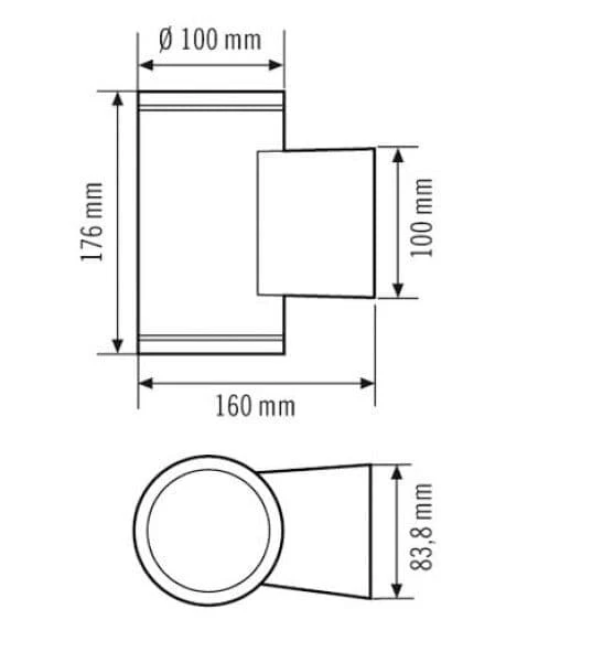 ESYLUX EL10830099 LED Up-/Downleuchte ALVA TR 50° 900 830 AN 2 ESYLUX EL10830099 LED Up-/Downleuchte ALVA TR 50° 900 830 AN – Bild 2