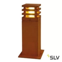 SLV 229420 Außenleuchte RUSTY SQUARE 40, E27, Max. 11W, IP55, 40cm