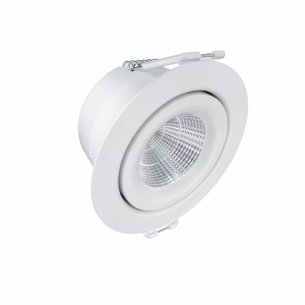ALED 5703054001102 LED Downlight EVO3 Gen2 4,5W 410lm 2700K 38° 0-30° Schwenkbar CRI97 IP54 Weiß Ausschnitt 55-64mm 3 ALED 5703054001102 LED Downlight EVO3 Gen2 4,5W 410lm 2700K 38° 0-30° Schwenkbar CRI97 IP54 Weiß Ausschnitt 55-64mm – Bild 3