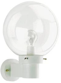 Albert 680633 Kugel-Wandleuchte, Blasenglas, Ø250mm, Weiß