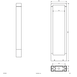 EVN C65150702 LED Wegeleuchte 650mm, IP54, 7W, 3000K, 497lm -Lampengeschäft fd457a821a1691a57cc8486b46415347e52047d0